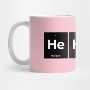 HeHeHe Periodic Table Mug